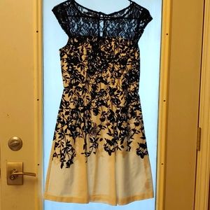Black & white mid length dress size 1/2